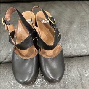 Dansko black heel